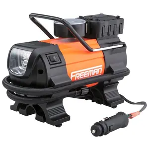 Freeman  12V Portable Tire Inflator with Gauge