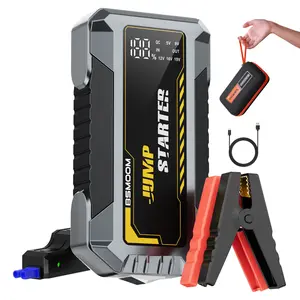 BSMOOM 5000A (10.0L Gas/8.0L Diesel),Car Jump Starter, 12V Battery Jumper Starter Portable Jump Box Jump Start Battery Pack with 3 Modes Flashlight, Power Bank with USB Quick Charge & Type C Port