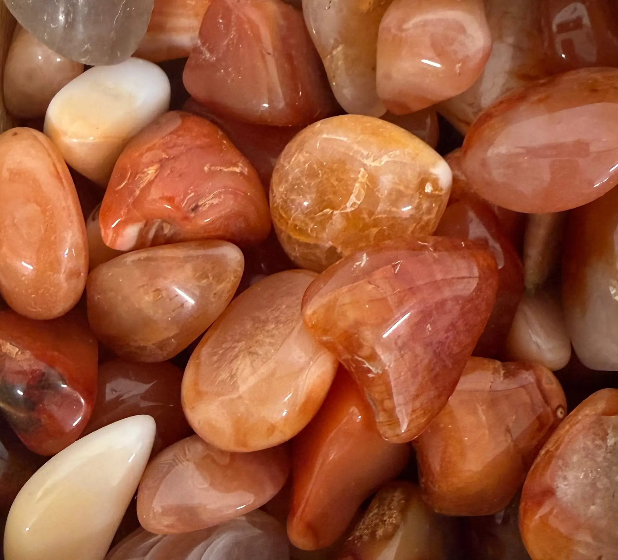 small carnelian tumbles small carnelian tumbles