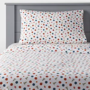 Full Boy Sport Kids' Cotton Sheet Set - Pillowfort