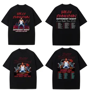 Bailey Zimmerman Tour 2026 T-Shirt, Country Music Concert Graphic Tee, Western Style Fan Shirt, Vintage Tour Merch, Unisex Soft Cotton Apparel, Trendy Gift for Fans