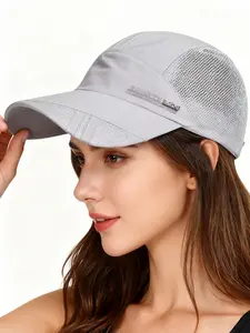 2Pc Lightweight Breathable Sun Hat, Outdoor Casual Fishing Cap, Quick-Dry Mesh Baseball Hat, Loose-Fitting All Seasons, Adjustable Hat, 2 Pieces