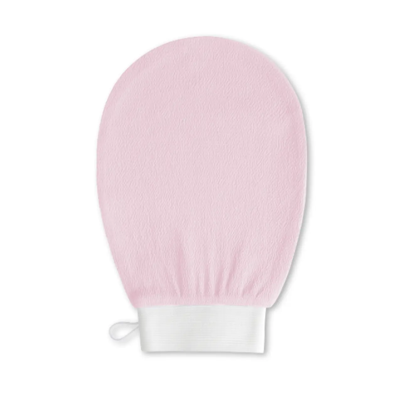 Moroccan Bathing Gloves - Pink Exfoliating Mitt for Gentle Skin Care Routine Personal
