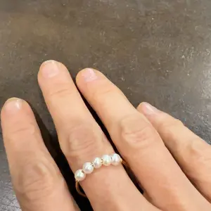 Dainty Minimalist Natural Baroque Pearl Ring - Fairycore Cute Jewelry for Girls & Women | Trendy Dainty Accessory