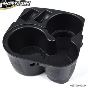 CROSSDESIGN Fit For 2007-2012 Nissan Altima Black Center Console Cup Holder & Liner