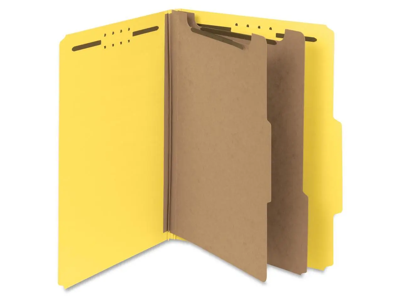 Smead Recycled Pressbrd 2-Dvdr Classfctn Folders