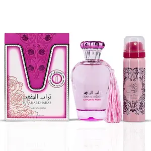 Ard Al Zaafaran Turab Al Dhahab Amazing Rose Eau De Parfum Spray 100ML (3.4 OZ) with Perfumed Spray 50ML (1.6 OZ) Ard Al Zaafaran Turab Al Dhahab Amazing Rose Eau De Parfum Spray 100ML (3.4 OZ) with Perfumed Spray 50ML (1.6 OZ)