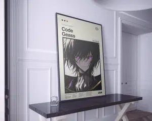Code Geass Poster | Code Geass Print | Anime Poster | Anime Manga Art Print | Minimalist Poster | No Frame #1
