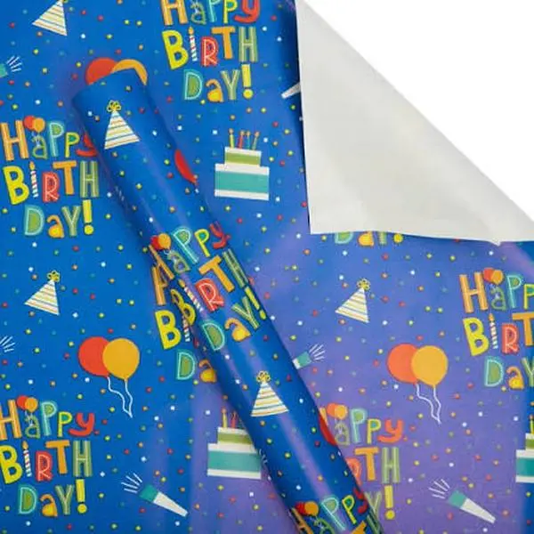 Happy Birthday Wrapping paper lot of 12