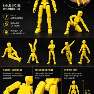 Toy Skeleton -  Flexible Action Figure with Poseable Joints for Play and Display