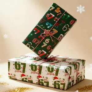 Valentine's Day Gift Wrapping Paper Set, Includes Two Rope Handles, Perfect for Holiday & Special Occasions, Durable Design