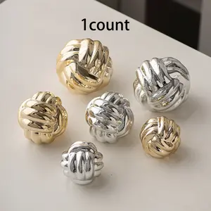 1pc Thread Ball-Shaped Ornament - Minimalist Style, Exquisite Decoration, Creative Design, Ceramic Craft, Decorative Figurines | Suitable for Holiday Gift, Desktop Ornament, Living Room, Dining Room, Home Decor Accessory