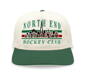 North End Hockey Club Snapback: Cream