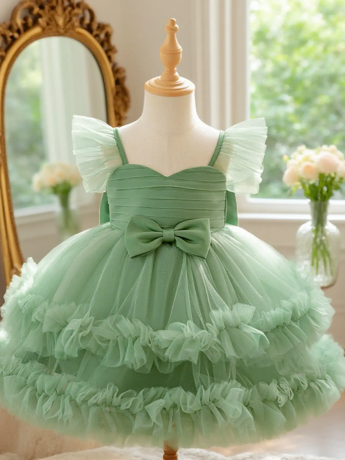 Elegant Baby Girl Floral Tulle Dress Bombshell Baby Dress for Parties Ideal  for School Performances and Weddings Perfect for Birthday Celebrations Baby  Girl Clothes - TikTok Shop