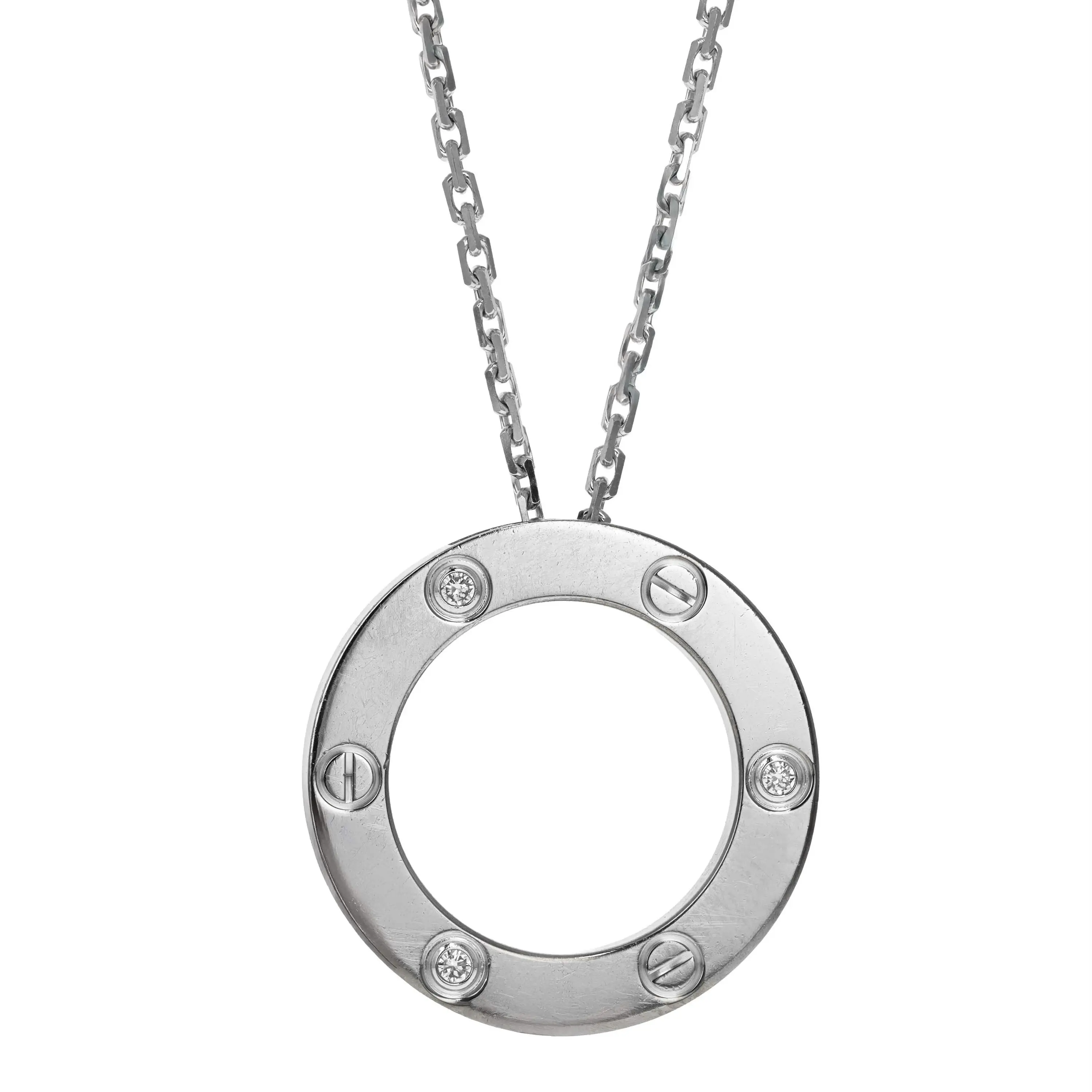 Pre-owned Cartier Love Pendant Necklace