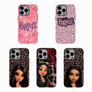 Bratz Doll Phone Cases, Y2k Aesthetic Tough Phone Cover, Compatible with iPhone X, 11, 12, 13, 14, 15, 16, 17 & more