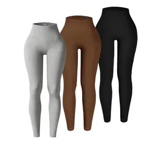 Women's Yoga pants  Set - Butt Lifting High Waisted Leggings & Sports Top, Lightweight 4-Way Stretch Fabric for Fitness, Errands, All Seasons
