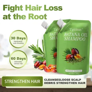 [mothersdaygift] Tgideas Rosemary Batana Oil Shampoo - Promotes hair growth, strengthens hair strands, cleanses hair, contains natural extracts to care for hair, daily hair care 250ml (8.45oz).