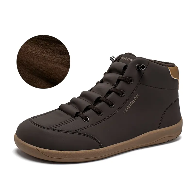 Dark Brown Fleece Lined