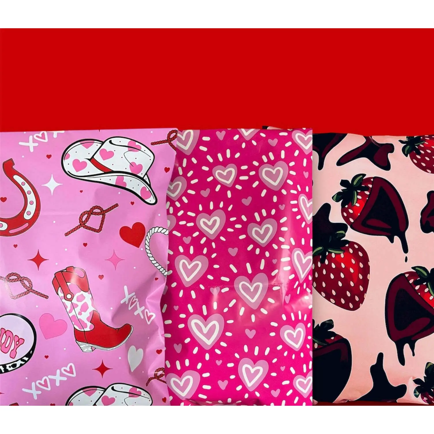 10x13 Valentines Day Variety Poly Mailers