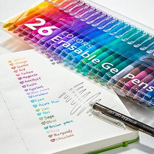 15/26 Pack Erasable Gel Pens, Retractable Fine Point Clicker Pens in 15/26 Assorted Colors, Smooth Writing and Easy to Use for Students, Teachers and Artists, Drawing Writing Planner and Crossword Puzzles,magical pen,gift,Colorful Crafts