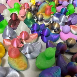 Mini Ducks 3d Printed decor Figurines duckling