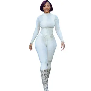 Spring Summer Clothes  2026 Two Pieces Sets Women Sets Snake Print Round Neck Long Sleeve Top Empire Waist Pants Casual Street wear