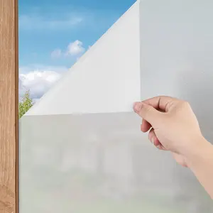 VEVOR Window Privacy Film, One Way Reflective Window Tint, Daytime Privacy Anti-UV Heat Blocking, Static Cling Mirror Window Film for Home and Office, Black-Silver, 35.4 inx 13.1 ftVEVOR Super Brand Day