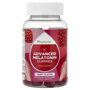 Phytoral Advanced Melatonin Gummies, Berry , 60 Gummies