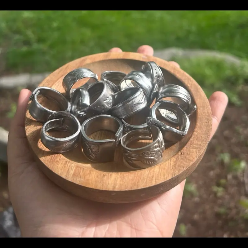 Spoon Ring Mystery Surprise Ring, Vintage-Inspired Adjustable Fashion Jewelry