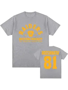 2026 new Rozanov 81 Boston Raiders men's shirt pattern popular competitor plus size men's and women's short sleeved T-shirt
