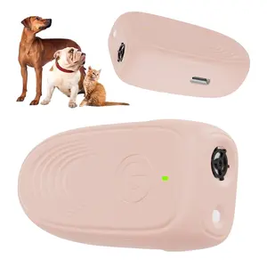 New Dog Barking Deterrent Device, Ultrasonic Bark Control, Rechargeable Sound Wave Repeller, Safe 25khz Frequency, LED Indoor Outdoor Use