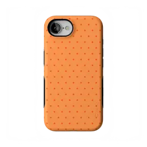 Casely iPhone 17e Case | On the Dot | Orange Polka Dot | Bold Protective Design | Compatible with MagSafe