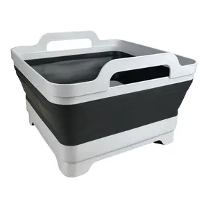 10-Quart Collapsible Sink 12.1 in L x 12.1 in W x 2.75 in H (7.87 in Expanded)