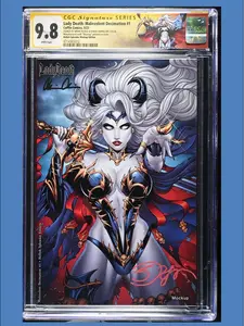 Lady Death: Malevolent Decimation #1 CGC 9.8 SS Mockup Edition