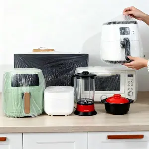 50 Kitchen Appliance Dust Covers - Waterproof PE Material, Suitable for Fans, Rice Cookers, Cookware, Microwaves, Small Appliances - Essential Household Cleaning Accessories, Pack of 50/100