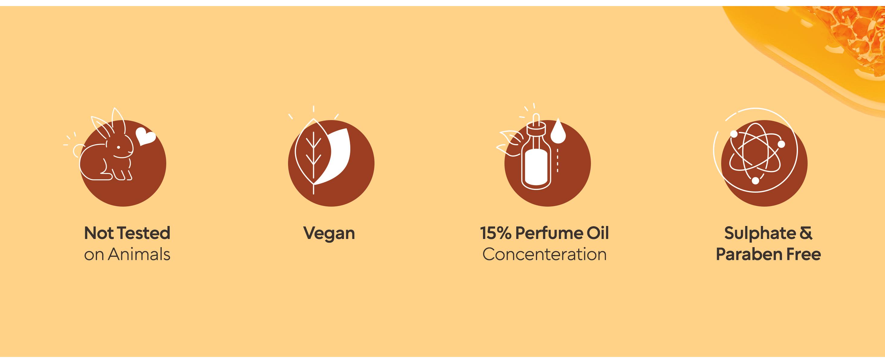 BellaVita Luxury's Honey Oud x 2 | Eau de Parfum | Patchouli, Vanilla, Bergamot | Floral & Spicy | Made with Clean & Vegan Essentials Oils