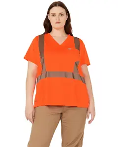 Ariat Women's Women'S Rebar Hi-Vis Ansi Short Sleeve T-Shirt Plus - 10043839-Pls