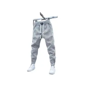 Men's Style Striped Sweatpants Loose Casual Trousers