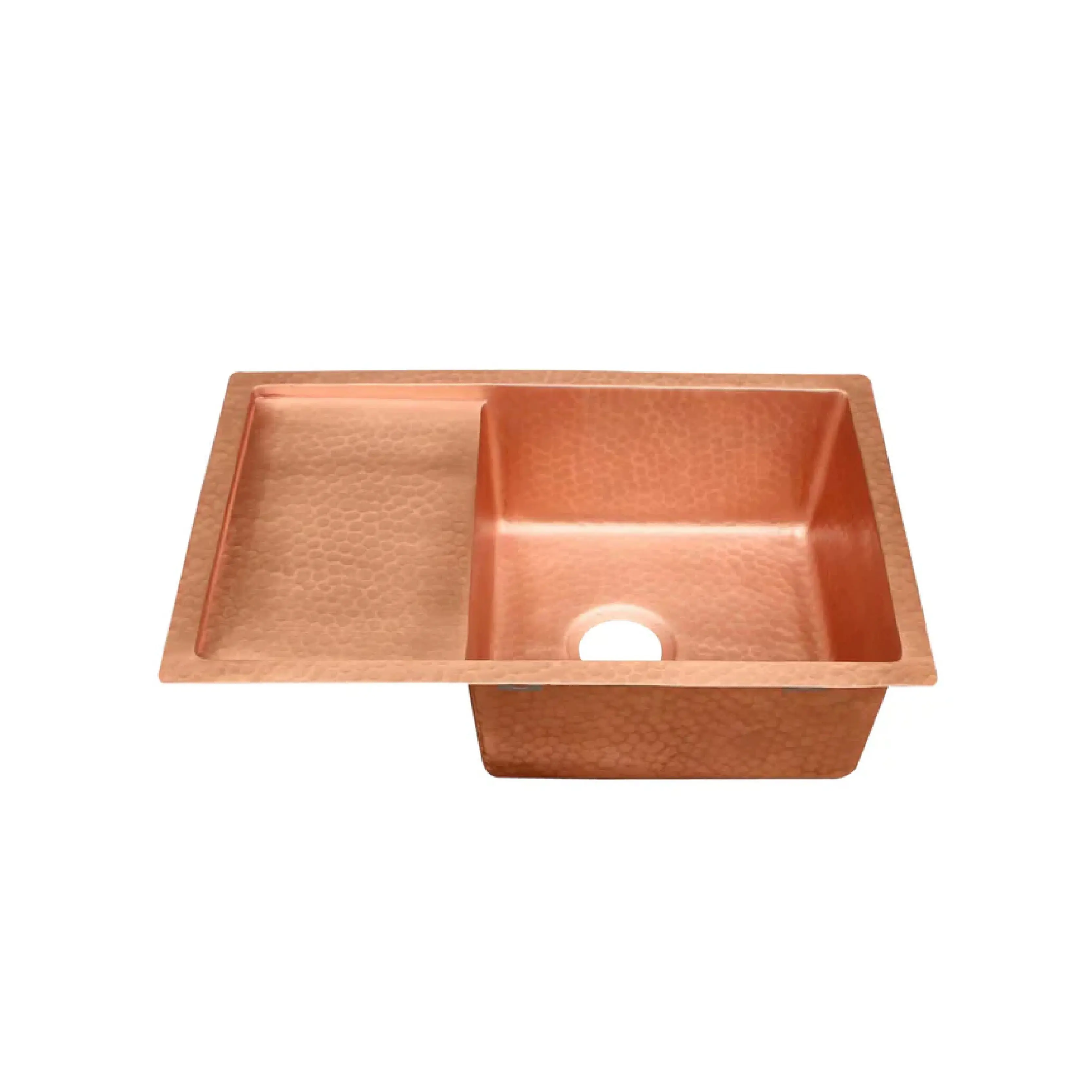 Akicon Hammered Copper Undermount Workstation Sink