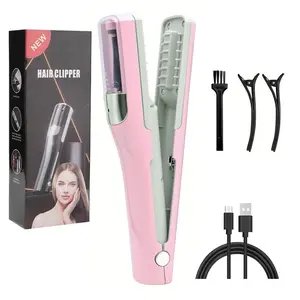 Portable Electric Hair Trimmer, Split End Hair Trimming Tool for Home and Travel, Multi-Functional 2-in-1 Hair Trimmer, Electric Hair Tip Groomer