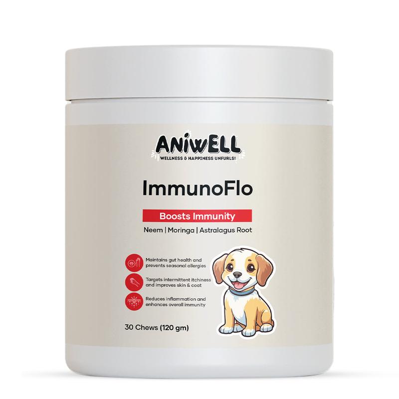 Aniwell ImmunoFlo: A New Age Natural Solution for Allergies, Itching, Hot Spots, Paw Licking & Immunity