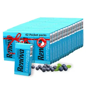 Elevate Your Everyday with Blueberry Pie Scented Facial Tissue: 42 Packs of 9 Soft and Soothing 3-Ply Tissues - Embrace the Essence of Uniqueness - Ideal for Scent Enthusiasts - Infuse Fun into Tissue Time!