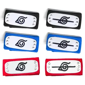 Trendy Headband Cosplay Anime Akatsuki Kakashi Uchiha Sasuke Headband Logo Cosplay Costume Accessories
