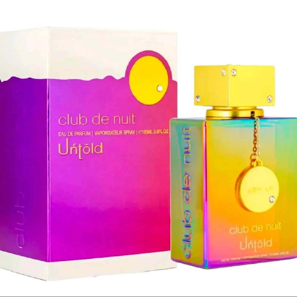 Armaf Club De Nuit Untold Luxury Eau de Parfum Spray unisex - Musk, Fruity, Floral-Sweet, Long-Lasting Scent, 3.6 oz