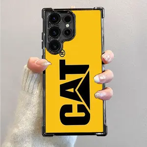 Construction Style Aesthetic Shockproof Phone Case For Samsung Galaxy S25 S24 S23 S22 S21 Ultra Plus #YJYGSJDGA2