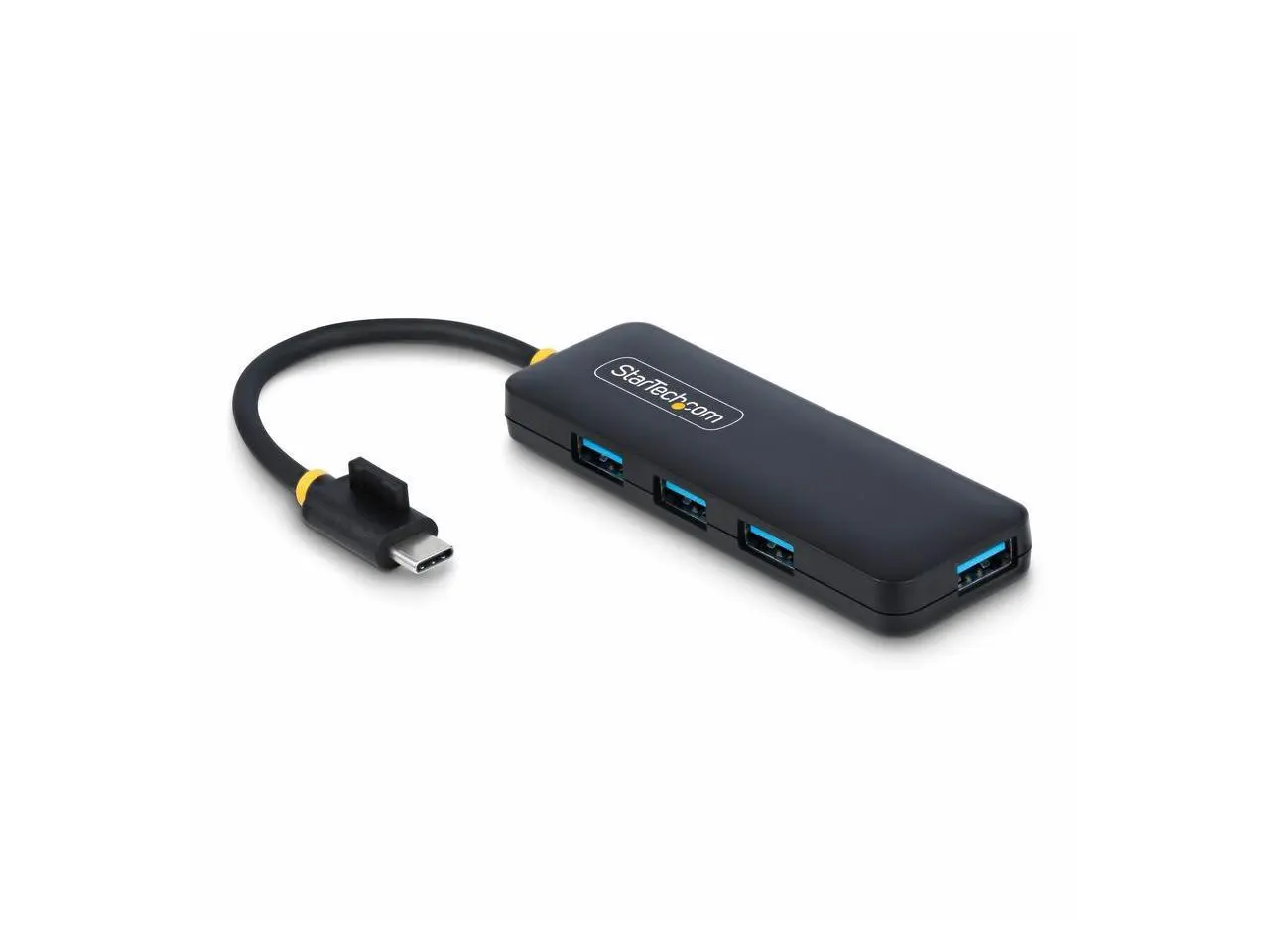 StarTech 4-Port USB-C Hub - 5Gbps - USB-C to 4x USB-A - Bus Powered - Small Travel Mini Hub - USB 3.0 Expansion Hub - Portable - H5C4A-USB-HUB