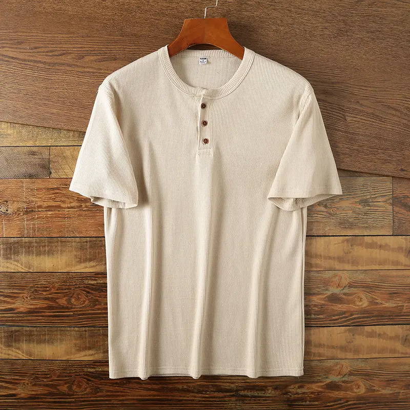 Slim Fit Mens Basic Tee Casual Henley Waffle Long Sleeve Thermal Solid Half Button Breathable 100% Cotton Crewneck Top Menswear(Raincoats)(Sheet) Slim Fit Mens Basic Tee Casual Henley Waffle Long Sleeve Thermal Solid Half Button Breathable 100% Cotton Crewneck Top Menswear(Raincoats)(Sheet)