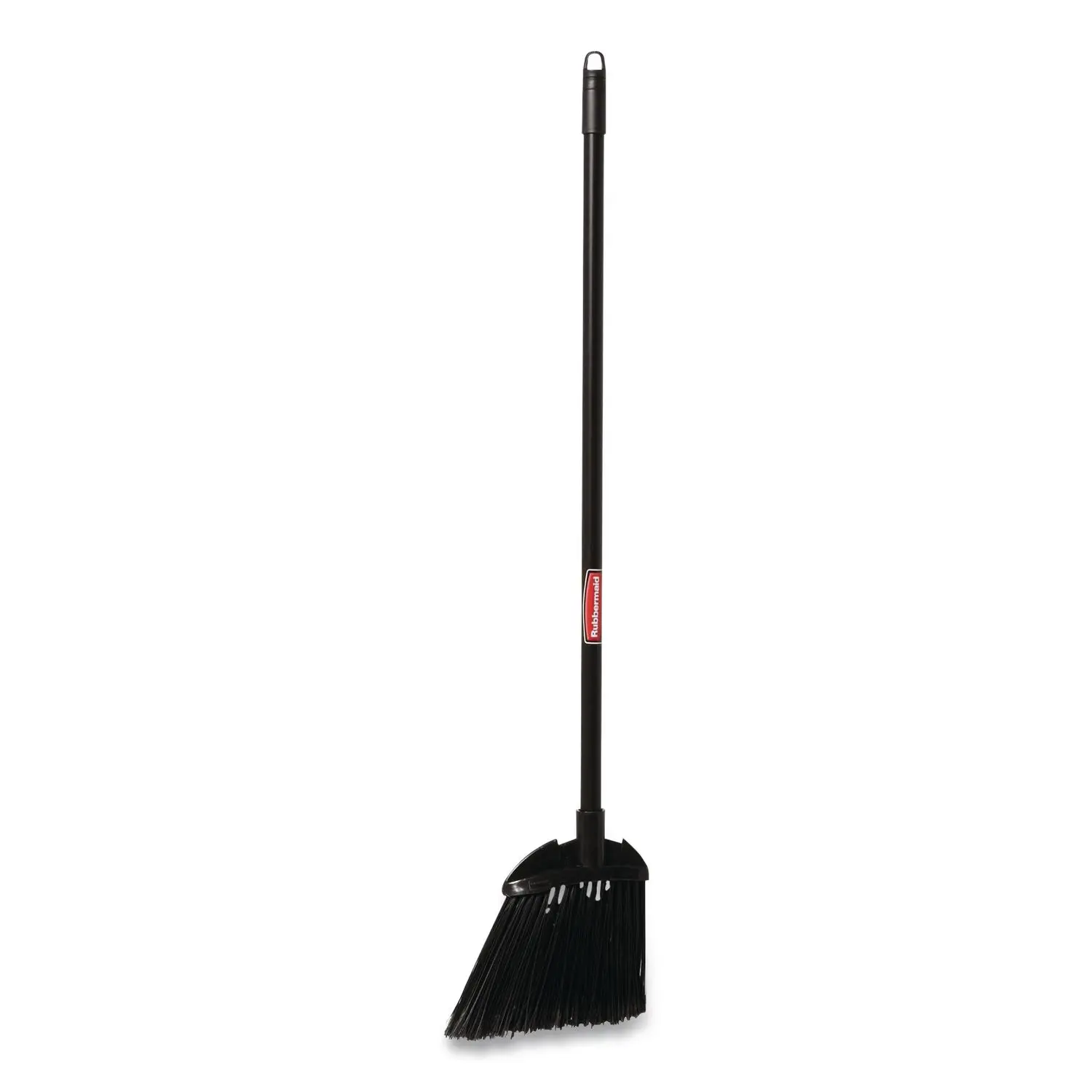 Angled Lobby Broom Poly Bristles 35" Length Black FG637400BLA