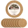 12-Piece Round Woven Rattan Wicker Jute Braided Kitchen Decorative Placemats & Plate Chargers - Gorgeous and Sturdy Household Placemats, Multifunctional Boho Farmhouse Rustic Home Supplies for Dining Tables, Food and Beverage Use